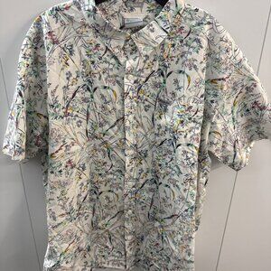 Columbia Button Down Hawaiian Men’s XL Shirt      (G4)